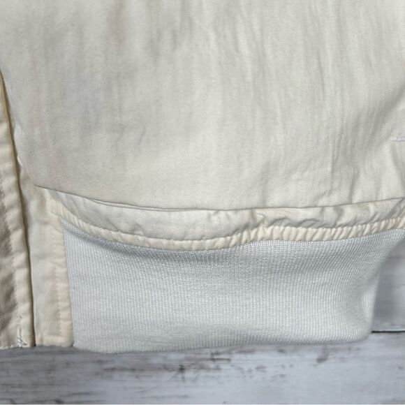 Nautica Rainbreaker Utility Bomber Ivory Men’s Cotton/ Nylon Lined Jacket XL - Picture 7 of 10